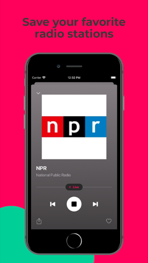 Radiolive — screen 3